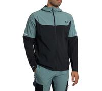 Under Armour Homme Veste Tissée Utilitaire Technique, Black/Green, M