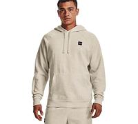 Under Armour Hommes Cotton Rival Blend léger molleton à capuchon - Stone - S