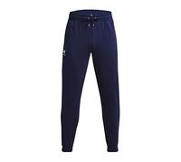 Under Armour Hommes UA Essential Fleece Joggers Bottoms en Polaire, Orange/Blanc, XL