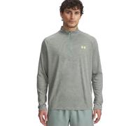 Under Armour Hommes UA Tech Textured 1/2 Zip-GRN L