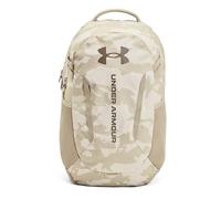 Under Armour Hustle 6.0 Backpack Bagages, Blanc Sommet / / Taupe crépuscule, Taille Unique Mixte