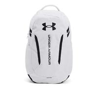 Under Armour Hustle 6.0 Sac à dos unisexe pour adulte, (100) Blanc/Noir, Taille unique