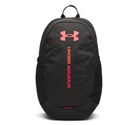 Under Armour Hustle Lite Sac à dos, sac à dos résistant à l'eau avec poche ordinateur portable 15 pouces, Unisexe, Black/Racer Red, OSFM, Black/Racer Red, OSFM