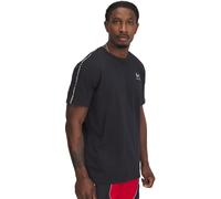 T-shirt Under Armour Icon Heavyweight Taping manche courte noir blanc - XL