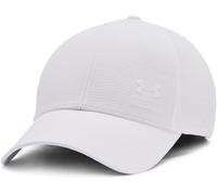 Under Armour M Iso-chill Armourvent STR Casquette de baseball pour hommes, casquette de sport respirante avec visière, couleur blanc/blanc