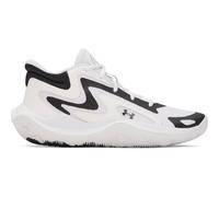 Under Armour Chaussures de basket JET 25 – semelle Micro G – Blanc/Noir/Noir Taille 46