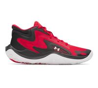 Under Armour JET 25, chaussures de sport unisexe, chaussures basket avec semelle intermédiaire Micro G®, Unisexe, Red / Black / White, 9.5, Red / Black / White, 44