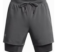 Under Armour Launch 5 2-In-1 Shorts Homme Gris M