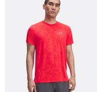 Under Armour Launch Camo Maillot De Course Hommes - Rouge Fluo, Taille XL