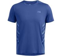 Maillot manches courtes under armour launch elite bleu homme