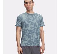 Under Armour Launch Elite Print Maillot De Course Hommes - Bleu Petrol, Bleu Gris, Taille XL