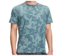 Under Armour - T-shirt de running Launch Elite Print S/S Hommes Taille XL serpentine/jasper blue