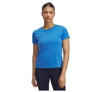 Under Armour Launch Manches Courtes Femmes, T-Shirt Running léger avec détails réfléchissants, T-Shirt Femme pour la Course à Pied, Blue Atlantis/Reflective, LG