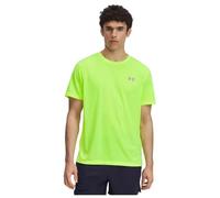 Under Armour Launch Manches Courtes Hommes, T-Shirt Running léger avec détails réfléchissants, T-Shirt Homme pour la Course à Pied, High Vis Yellow/Reflective, L, High Vis Yellow/Reflective, MD