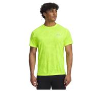 Under Armour Launch Manches Courtes, T-Shirt Homme léger avec détails réfléchissants, T-Shirt Running Motif Camouflage, Hommes, High Vis Yellow/Reflective, L, High Vis Yellow/Reflective, XL