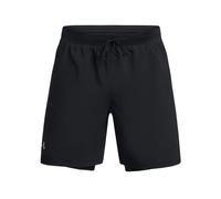 UNDER ARMOUR Launch Run Short 2 en 1 7,8 Cm Homme Shorts, Noir, XL
