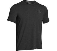 Under Armour Left Chest Lockup T-Shirt Homme, Gris anthracite, Large