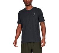 Under Armour Left Chest Lockup T-Shirt Homme, Gris anthracite, Small