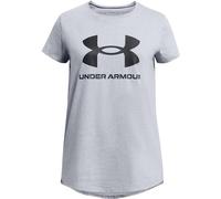 Under Armour Live Sportstyle Graphic Short Sleeve T Shirt Girls Gris 9 -10 Years (M) Female