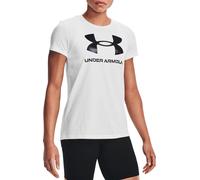 Under Armour T-shirt femme Live Sportstyle Graphic Manches courtes col rond Blanc/Noir S