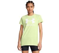Under Armour Live Sportstyle Graphic T-shirt à manches courtes et col rond pour femme, (383) Vert rétro / Blanc, Taille S