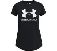 Under Armour Live Sportstyle Graphic T-Shirt à Manches Courtes pour Fille, Noir Taille S