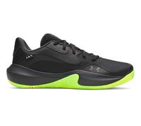 Under Armour Lockdown 7 Low Unisexe, chaussures de sport basses, baskets unisexes avec semelle intermédiaire en EVA, Black / Black / Metallic Black, 9.5, Black / Black / Metallic Black, 45