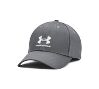 Under Armour Lockup Adj Casquette avec fermeture réglable, casquette de sport confortable pour hommes, gris/blanc