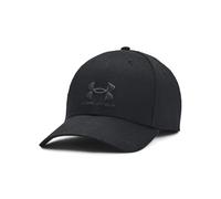 Under Armour Lockup Adj Casquette avec fermeture réglable, casquette de sport confortable pour hommes, noir/noir