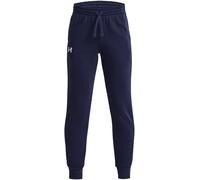 Pantalon Under Armour Rival Fleece Joggers Logo bleu marine enfant - M