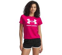 Under Armour Logo UA SS - Fuchsia ombré/Blanc - LG