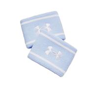 Under Armour Lot de 2 poignets Striped Performance Terry unisexe
