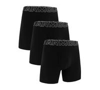 Under Armour - Boxers en coton pour homme - Lot de 3 - Entrejambe 15,2 cm, ultra doux - Large