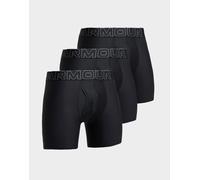 Under Armour Boxers Homme Tech Performance - Lot de 3, jambe 15 cm, Respirant, Noir L