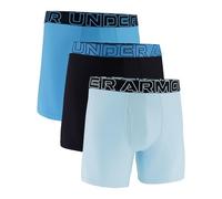 Under Armour UA PERFORMANCE TECH - SOLID 6 IN 3PK Caleçon S Blanc