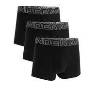 Under Armour Lot de 3 Boxers pour Homme en Coton Performance, Longueur Jambe 8 cm - Respirant, évacuation de l’humidité, Toucher Doux, Confort Toute la journée