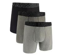 Under Armour Lot de 3 Boxers pour Homme Tech Performance, Longueur Jambe 15 cm - Respirant, évacuation de l’humidité, Toucher Doux, Confort Toute la journée