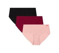 Under Armour Lot de 3 Culottes Hipster pour Femme Pure Stretch - Invisibles, sans Coutures, sans Marques, Ultra-légères, agréable Toute la journée