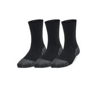 Under Armour Chaussettes enfant Perform Tech Crew Pack de 3 Noir Taille 31,5/36,5
