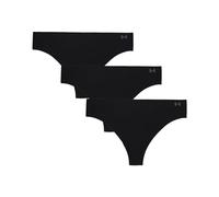 Under Armour Lot de 3 Strings Stretch pour Femme, Noir, Medium