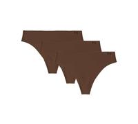 Under Armour Lot de 3 strings stretch pur pour femme Kona Brown 625 Taille M