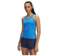 Under Armour Maillot Launch, Tank Top Femme léger avec détails réfléchissants, débardeur Femme pour la Course à Pied, Femmes, Blue Atlantis/Reflective, SM