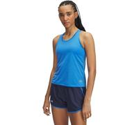 Under Armour Maillot Launch, Tank Top Femme léger avec détails réfléchissants, débardeur Femme pour la Course à Pied, Femmes, Blue Atlantis/Reflective, XS