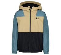 Under Armour Manataug - Veste coupe-vent à capuche enfant, Jaspe Bleu, 10-11 Ans