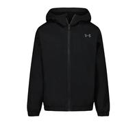 Under Armour Manataug - Veste coupe-vent à capuche enfant, Noir/Noir, 10-11 Ans