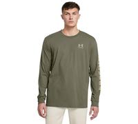 Under Armour Manches longues Freedom Flag pour homme, (390) Vert marine / / Sable du désert, Taille M