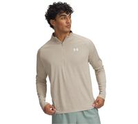 Under Armour Manches Longues Tech texturées Semi-zippées pour Homme, Stream/Noir, Taille M