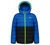 Under Armour Manteau Garçon Déperlant & Coupe-vent - Veste Légère à Capuche - Blue Atlantis 8-9 ans