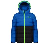 Under Armour Manteau Garçon Imperméable & Isolant - Veste Hiver Légère à Capuche - Blue Atlantis 10-11 ans