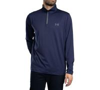 Under Armour Matchplay 1/4 Zip Maillot de survêtement, Bleu Marine/Gris foncé, Large Homme
